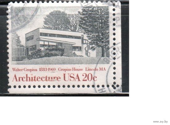 США-1982, (Мих.1602) , гаш. ,Архитектура,