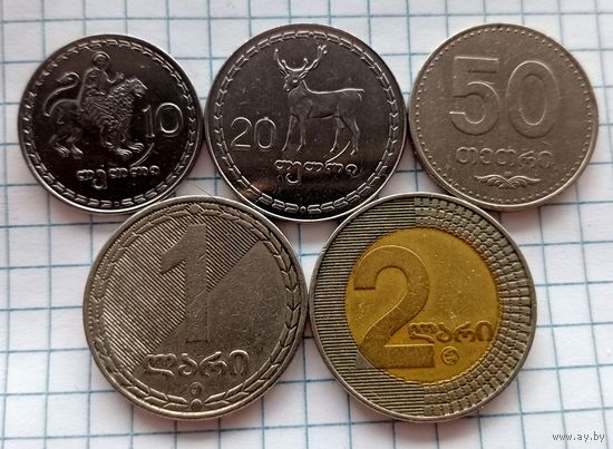 5 монет Грузии