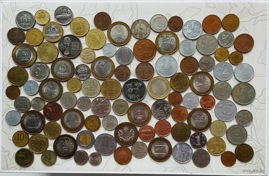 100 монет мира, без повторов. #2.