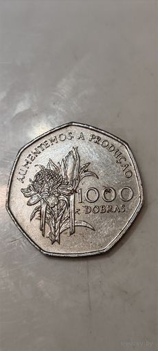 Сан Томе и Принсипи 1000 добрас 1997