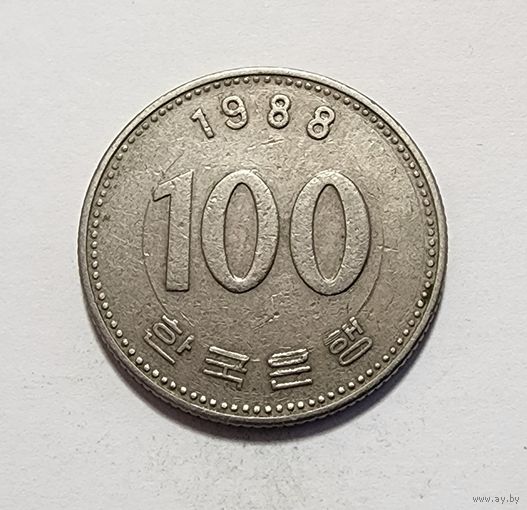 Южная Корея 100 вон, 1988