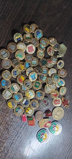 Значки СССР 70шт