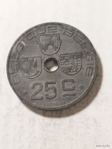 Бельгия 25 сентим 1946