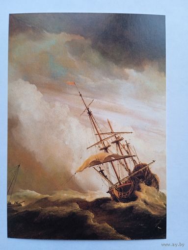 Вельде. Порыв ветра. Фрагмент. Издание Франции
