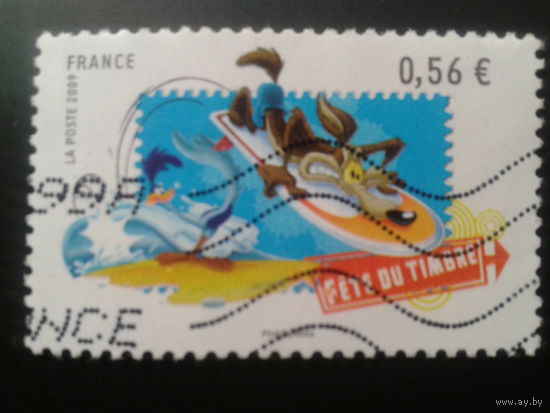 Франция 2009 день марки комикс зубцовка 13