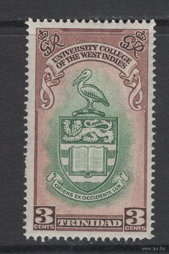 1951 остров Тринидад** Университет Герб