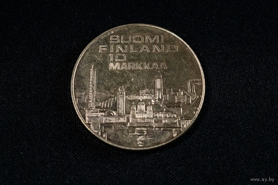 Финляндия 10 марка 1971, с рубля!