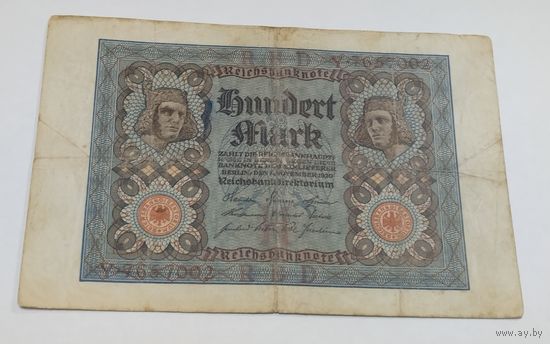 1920 год Германия 100 марок