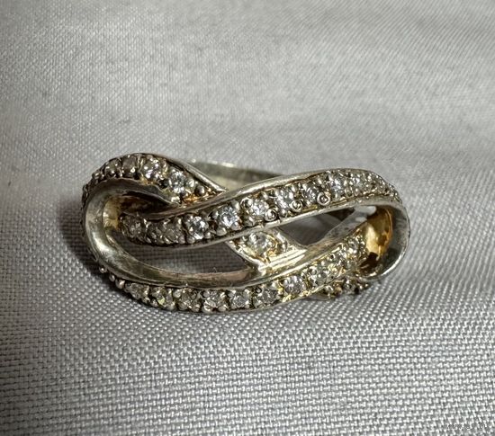 Кольцо серебряное 925 пробы. 48