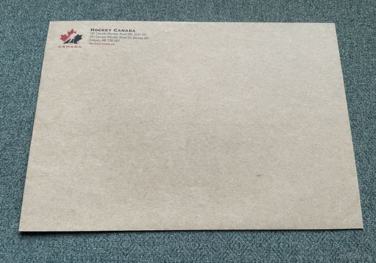 Хоккей официальный почтовый конверт Hockey Canada / с 1 РУБЛЯ