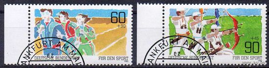 Фонд развития спорта ФРГ 1982 год серия из 2-х марок