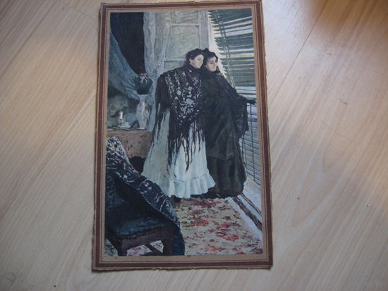 Репродукции У балкона Испанки 1886 год Коровин К.А.