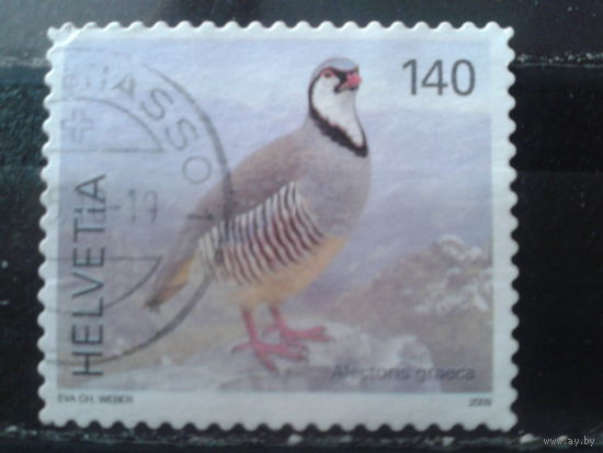 Швейцария 2009 Стандарт, птица Михель-1,9 евро гаш