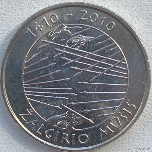 Литва 1 лит 2010 г. 600 лет Грюнвальдской битве