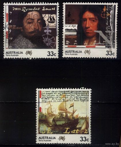 Австралия - 1985 [Mi. 927-929] Гашеная (AU23)