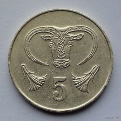 Кипр 5 центов. 1983