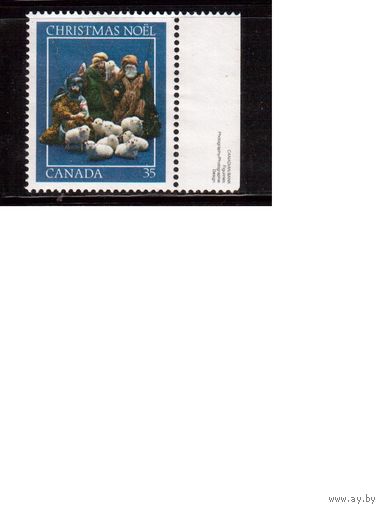 Канада-1982 (Мих.860) , * (без клея), Рождество