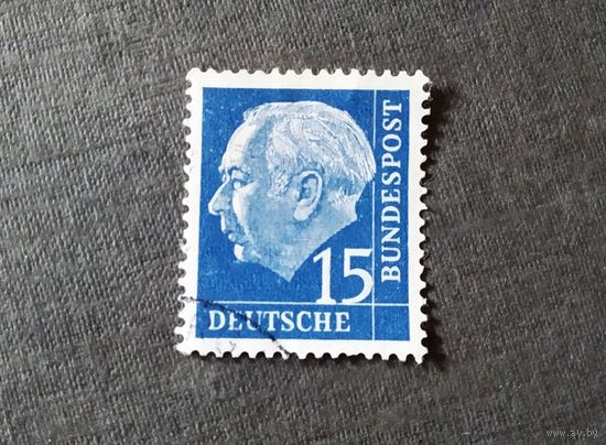 Марка германия 1954 год Теодор Хойс