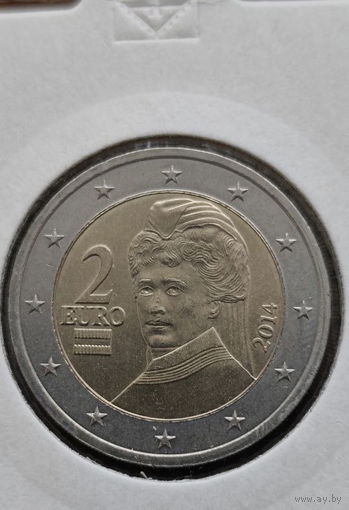 Австрия 2 евро 2014  UNC