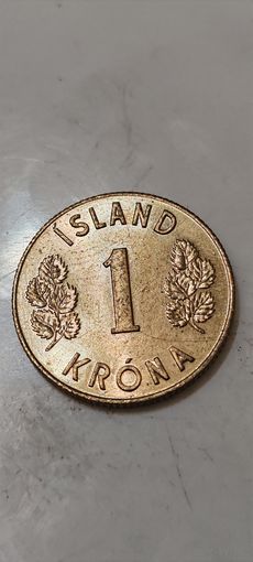 Исландия 1 крона 1970