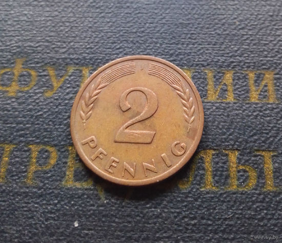 2 пфеннига 1970 (J) Германия ФРГ #05