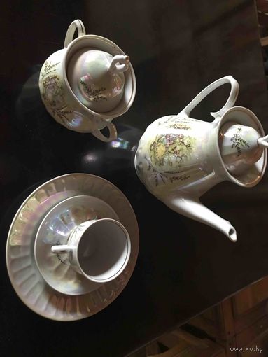Редкий  кофейный   сервиз МФЗ  торг