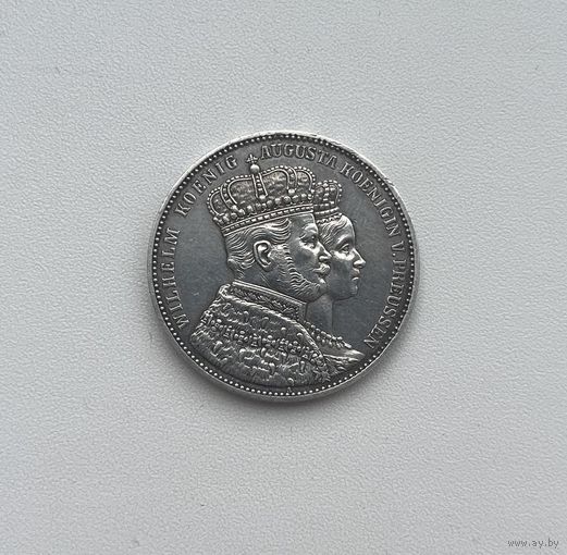 ПРУССИЯ  талер 1861 г.