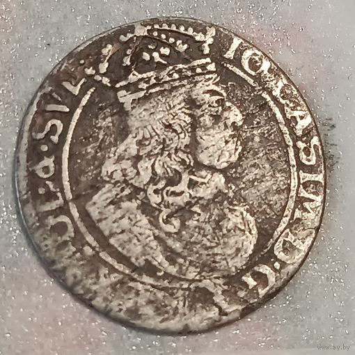 6 грошей 1659 , не частая