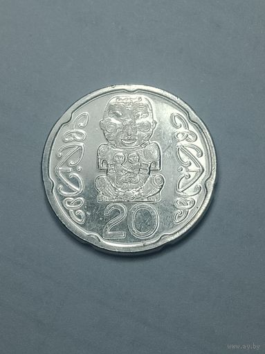 Новая Зеландия 20 центов 2006 года .