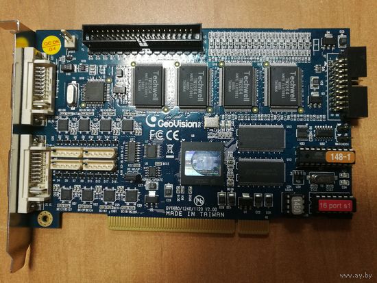 16-канальная плата видеозахвата GeoVision GV-1480 видеонаблюдение