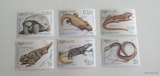 Камбоджа 1987. Рептилии