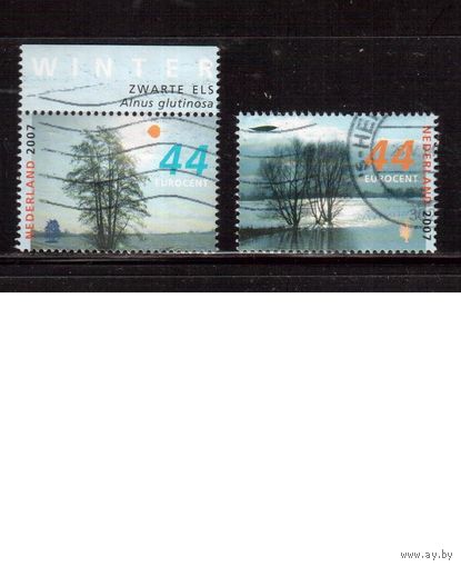 Нидерланды-2007 (Мих.2529-2530) , гаш., Природа(полная серия)