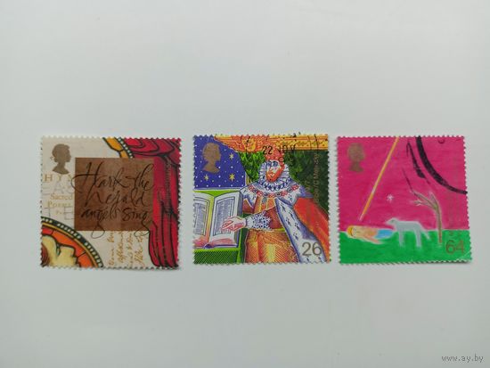 Великобритания 1999. Рождественские марки