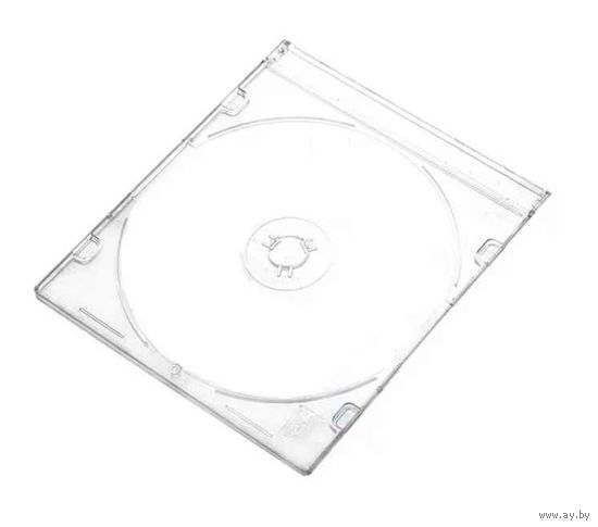 Коробка (футляр) для компакт диска (slim CD-box) прозрачная