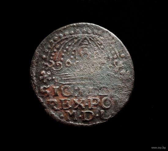 КОРОННЫЙ ГРОШ 1611 г. РЕЧЬ ПОСПОЛИТАЯ СИГИЗМУНД III ФАЛЬШАК ТОГО ВРЕМЕНИ.+ ОРИГИНАЛЬНЫЙ 1614 г.