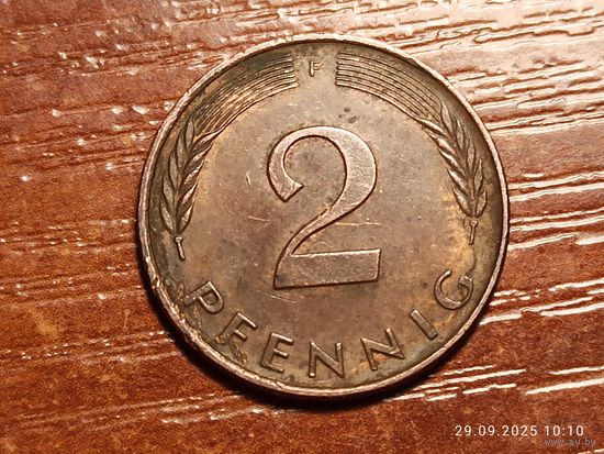 Германия 2 пфеннига 1995 F