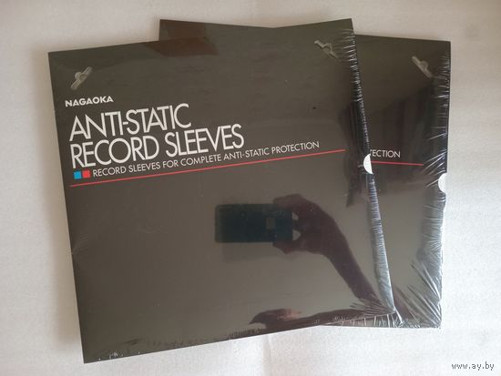 (лот - 2 шт)  Пакеты антистатические для хранения виниловых пластинок внутренние (Nagaoka) (made in Japan)