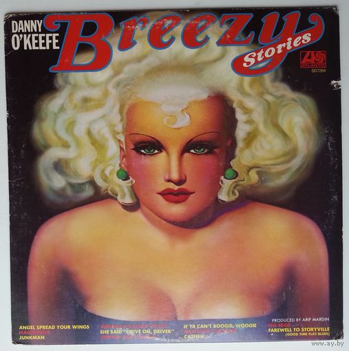 LP Danny O'Keefe – Breezy Stories (1973) Blues Rock, Country Rock, Soft Rock
