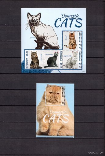 Гренада 2013 Фауна домашние Кошки - 1 лист + 1 блок MNH**