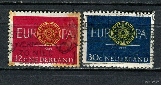 Нидерланды - 1960 - Европа (C.E.P.T.) - [Mi. 753-754] - полная серия - 2 марки. Гашеные.  (LOT Fz18)-T10P40