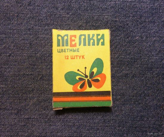 Мелки цветные 12 шт., СССР