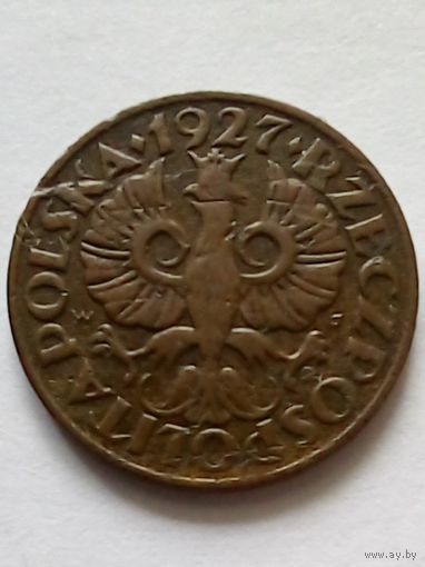 Польша 2 гроша 1927 г.(2)