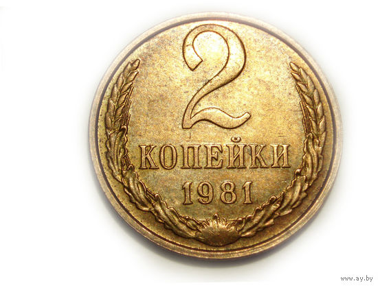 2 копейки 1981 aUNC