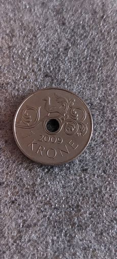 Норвегия 1 крон 2009