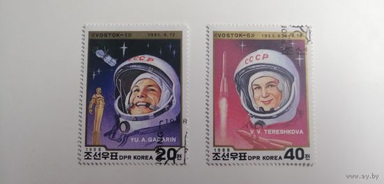 Корея 1988. Гагарин и Терешкова. Космос. Полная серия