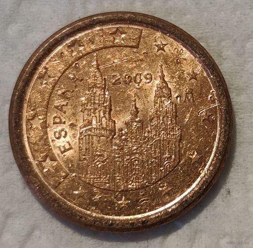 Испания 1 евроцент, 2009 (14-16-19)