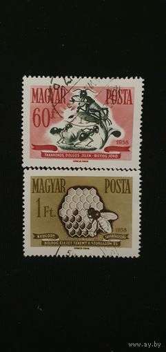 Венгрия 1958г 2шт