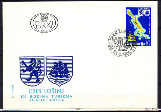 1985 Югославия. Острова Црес и Лошинь