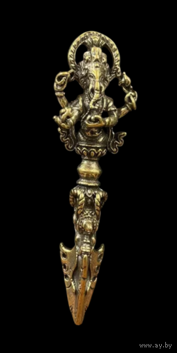 Статуэтка Подвеска Пурба Ганеша Бронза