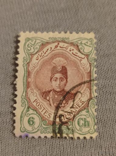 Персия 1911 года. Ахмад шах Каджара. 6 шахи